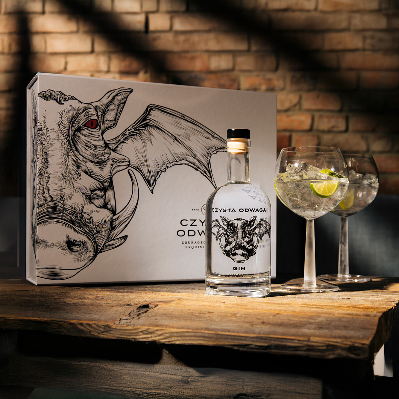 Design opakowań Czystej Odwagi w zestawach prezentowych