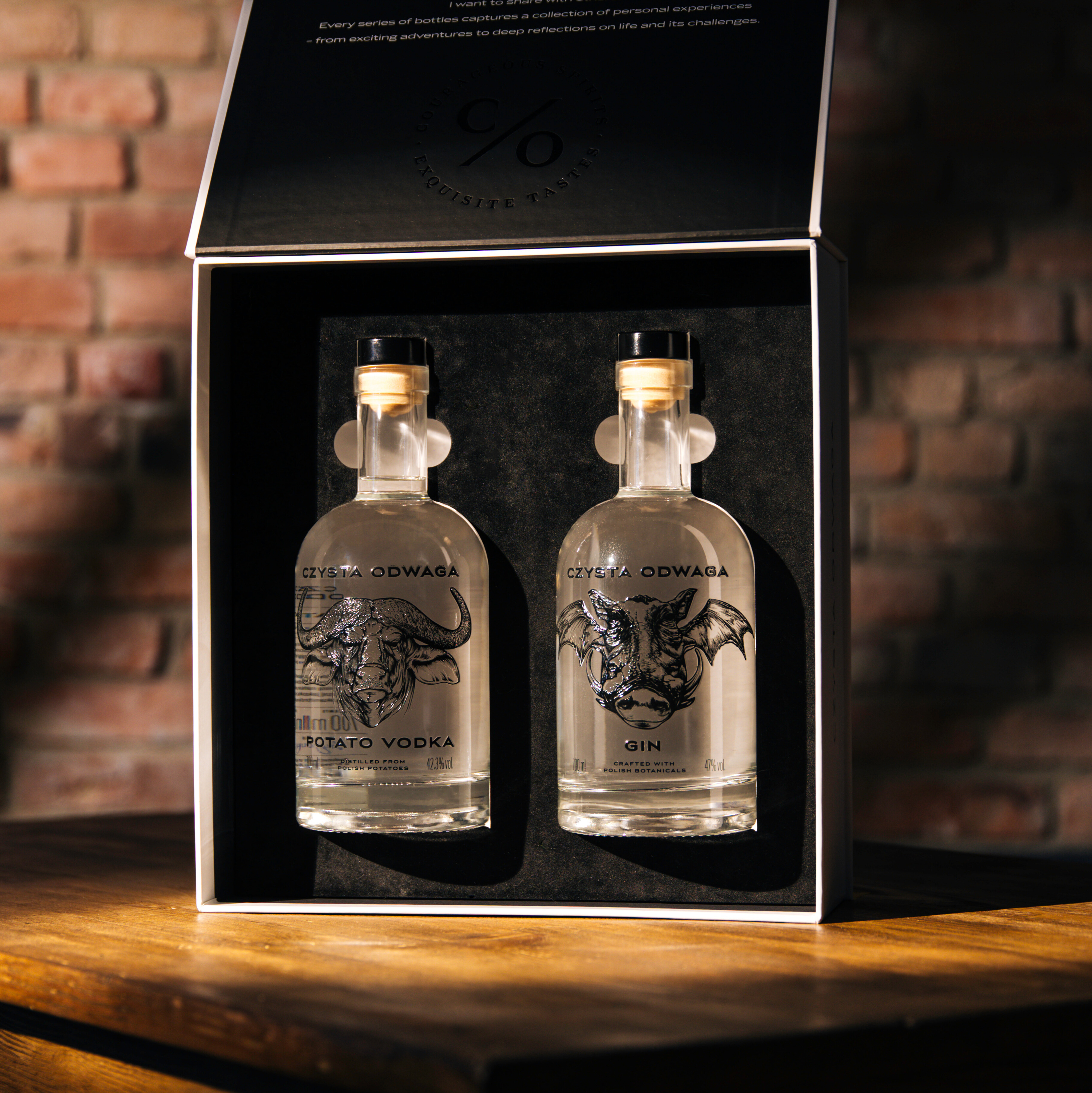 Ekskluzywne prezenty od  Czystej Odwagi. Alkohol, który robi wrażenie