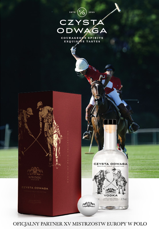 Czysta Odwaga Wódka Ziemniaczana 700 ml edycja limitowana Sowiniec Polo Collection