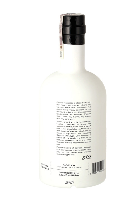 Czysta Odwaga wódka chrzan-jabłko - S.T.O. Traveler's Collection 700 ml