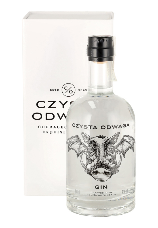 Czysta Odwaga Gin z polskimi botanikami 700 ml