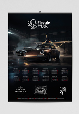 Kalendarz jednoplanszowy RCR CARS
