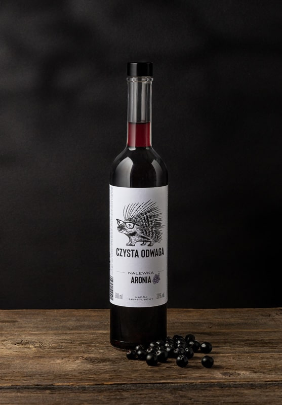 Nalewka Czysta Odwaga o smaku aronii 500 ml